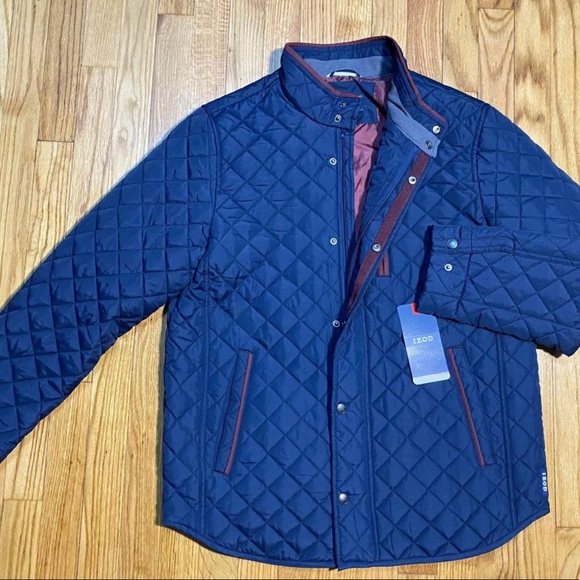 IZOD Men's Quilted Barn Jacket new size - Picture 1 of 8